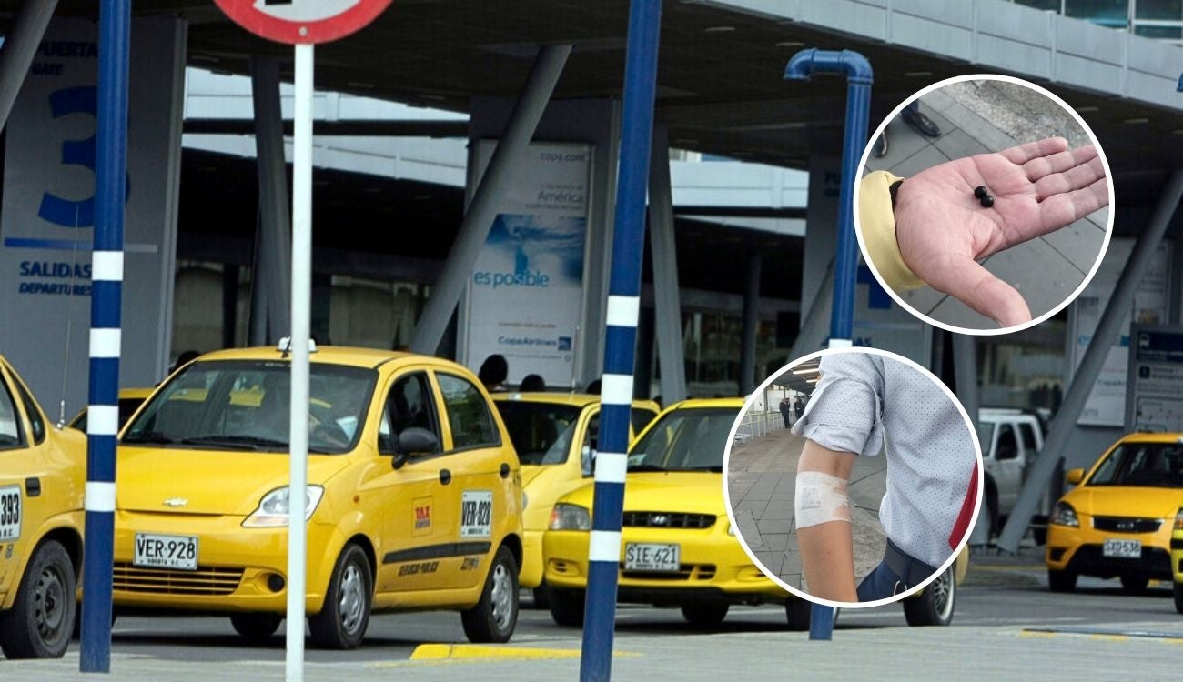 Taxista herido por arma traumática en el Puente Aéreo del Dorado