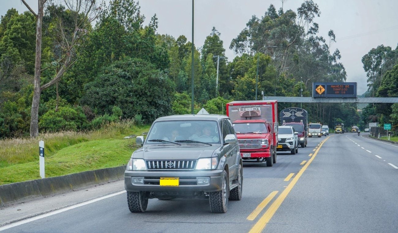 Velocidad máxima en el km 18 de la vía al Llano