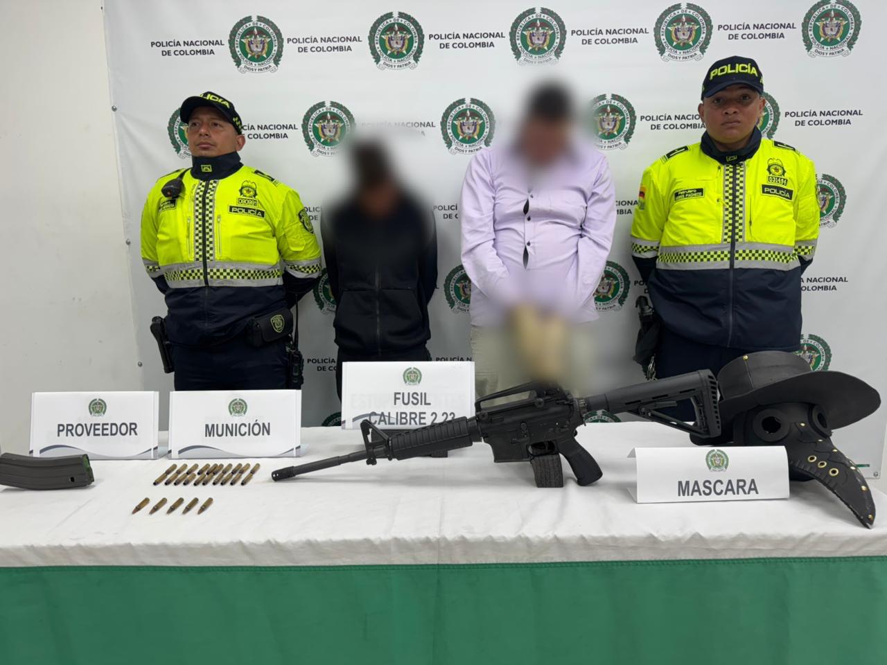 Capturan a un hombre en el norte de Bogotá por disparar al aire