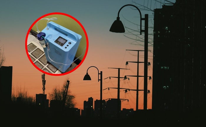 Abuela en riesgo por corte de luz en Engativá