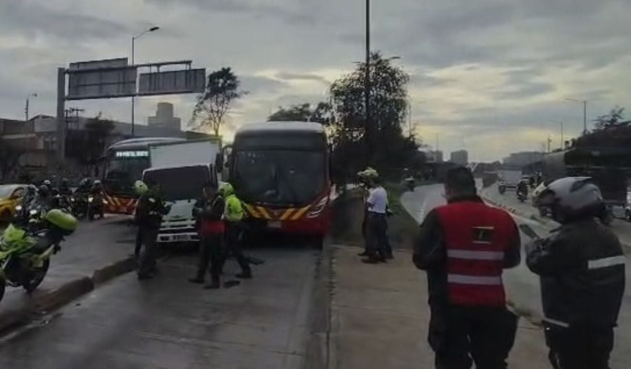 Accidente de tránsito en Bogotá