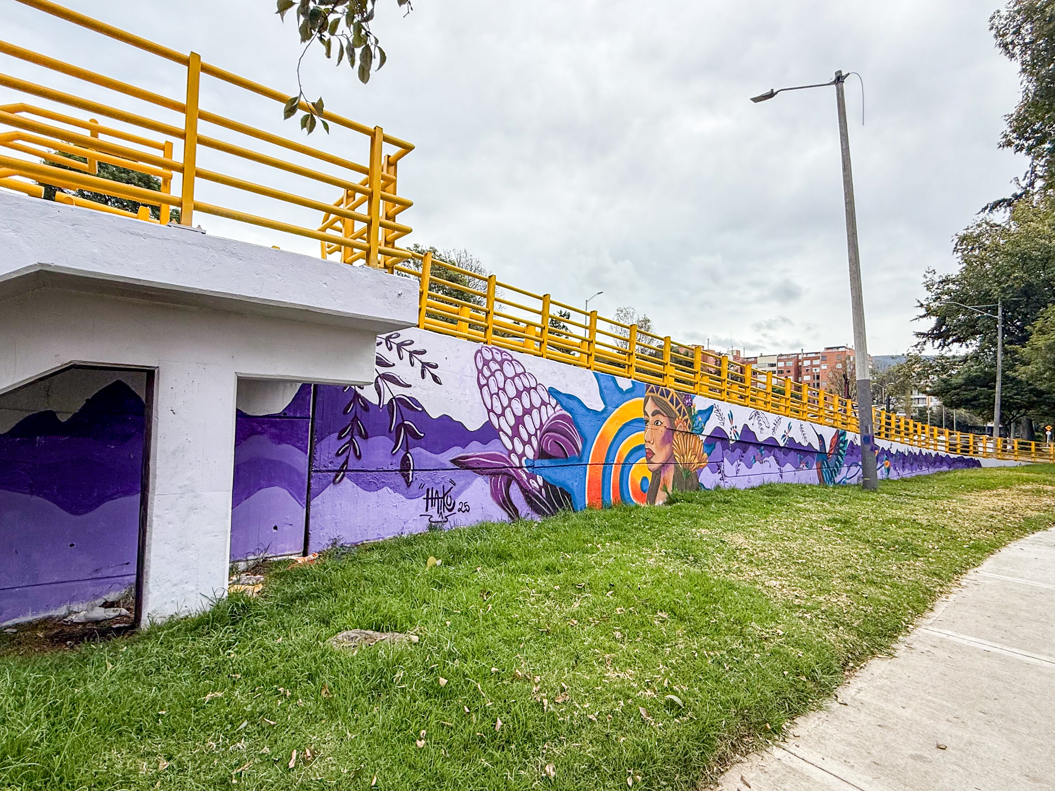 Puente de la calle 134 con autopista Norte