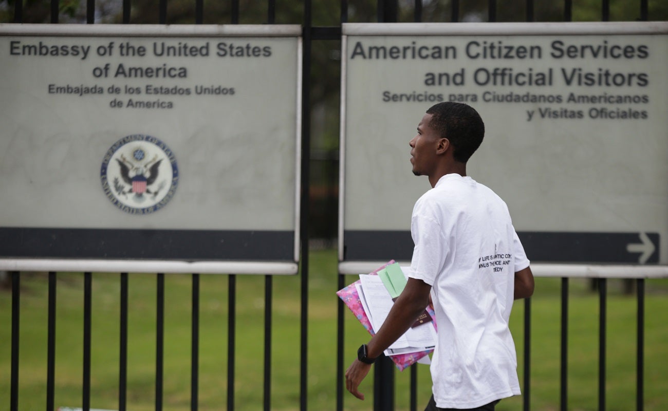 Atención especial Embajada de EE.UU. en Bogotá