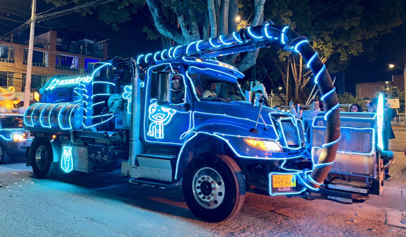 Caravana navideña del Acueducto de Bogotá