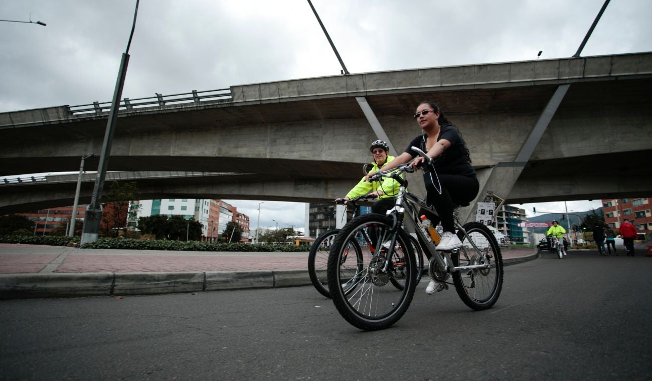 Ciclovía en Bogotá