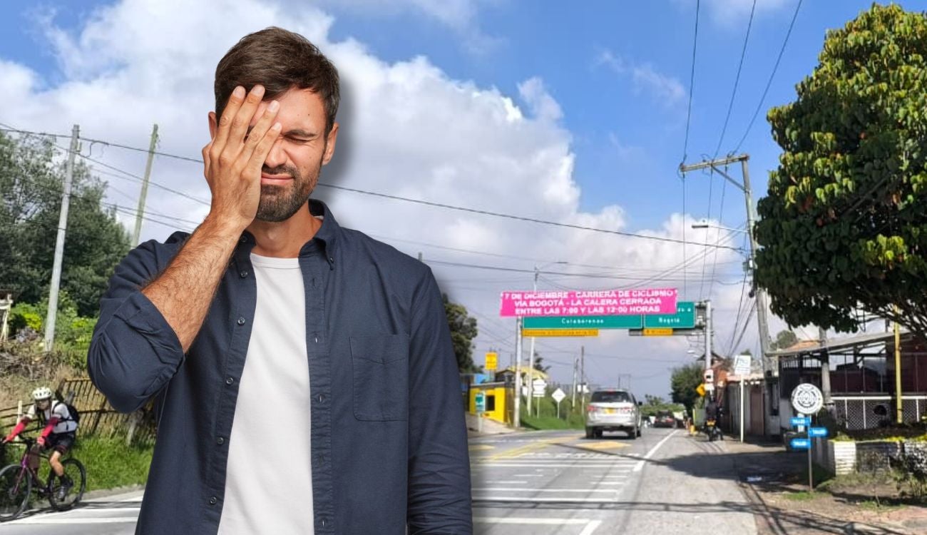 Cierre total en la vía Bogotá – La Calera: piden paciencia en el Puente de Velitas