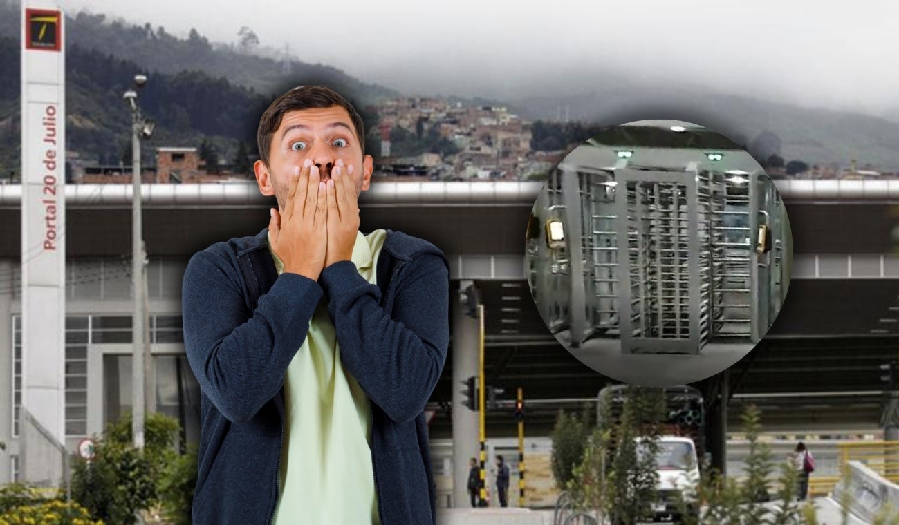 Colados en TransMilenio: torniquetes sorprendieron en el Portal 20 de Julio