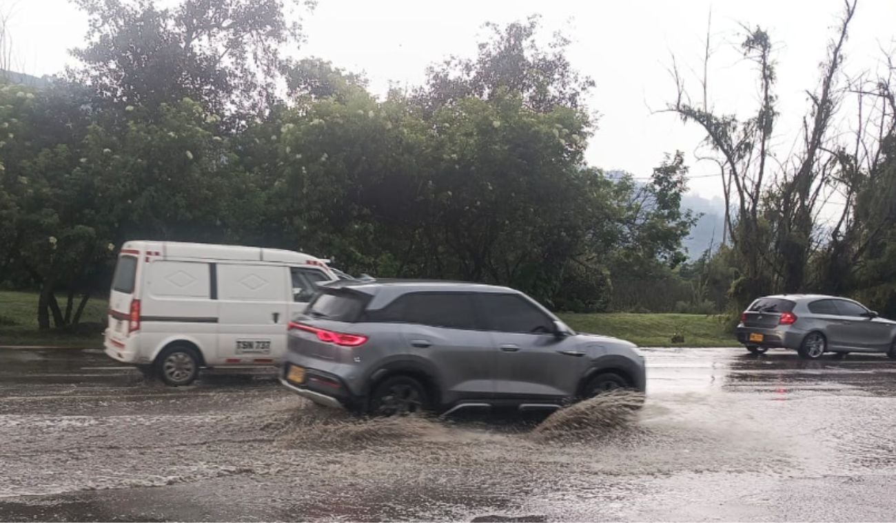 Encharcamientos en Bogotá por lluvias