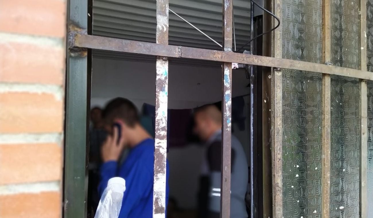 Detenidos en estación de Policía en Bogotá