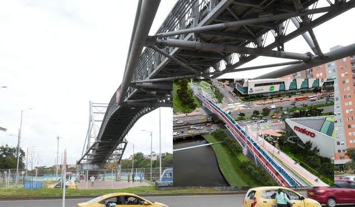 IDU tumbará puente peatonal en la Boyacá