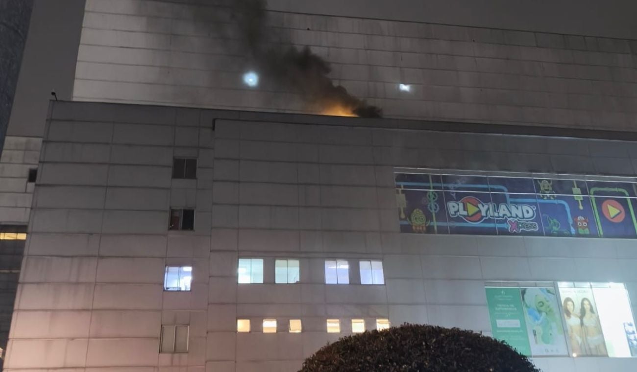 Incendio en el Centro Comercial San Rafael