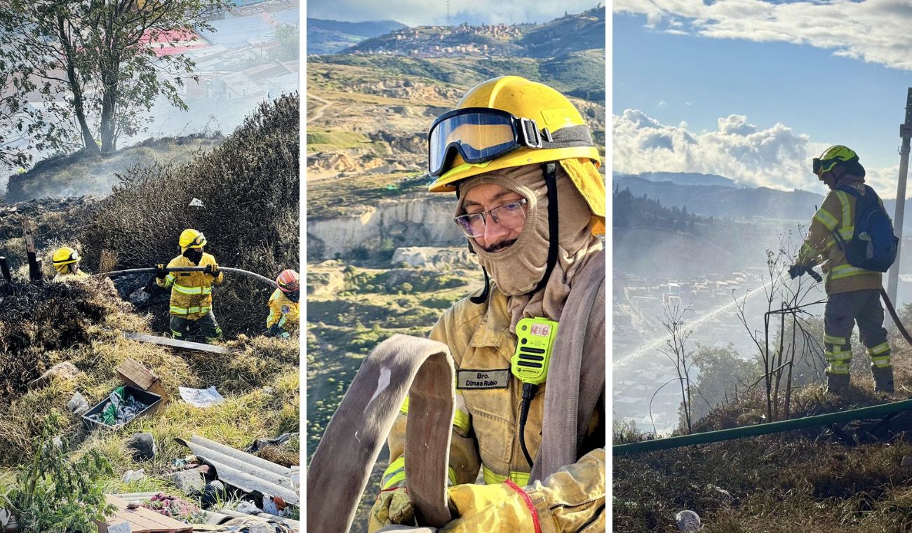 Incendio en Ciudad Bolívar causó pánico: afectó cerca de 4.000 metros