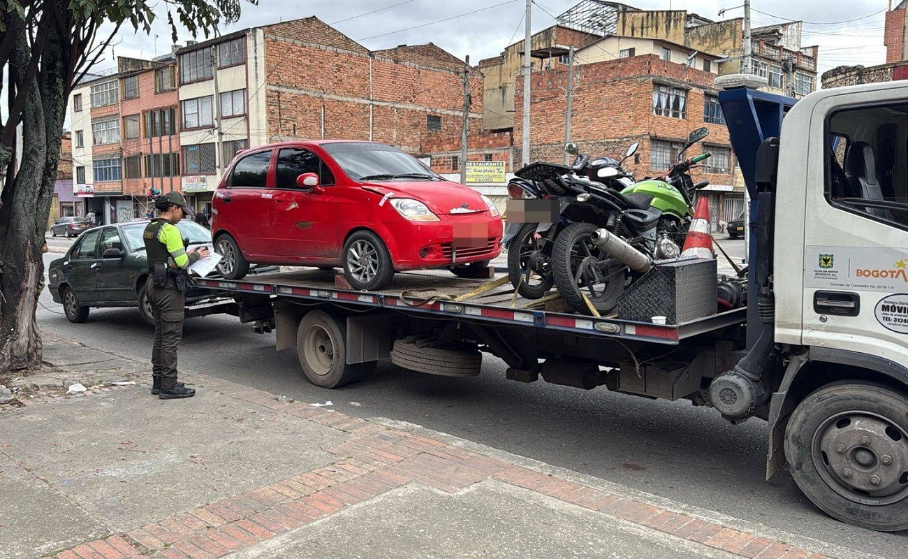 Inmovilización de vehículos indeterminados en Bogotá