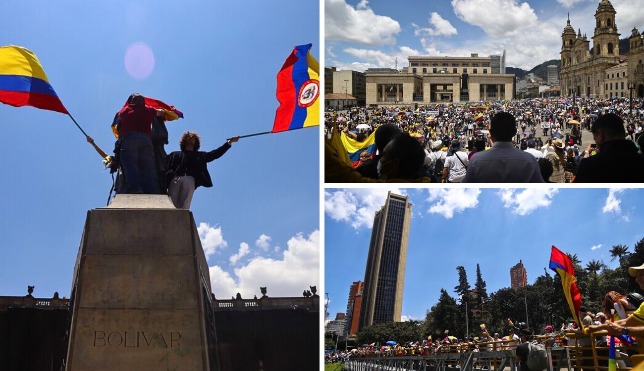 Marchas en Bogotá del 1 al 7 de diciembre: Navidad arrancó pesada