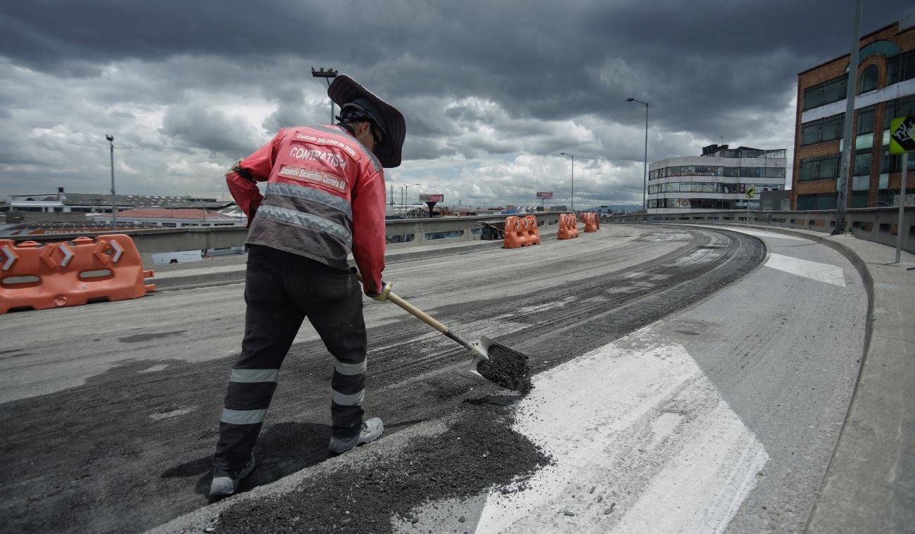 Obras de TransMilenio en Bogotá