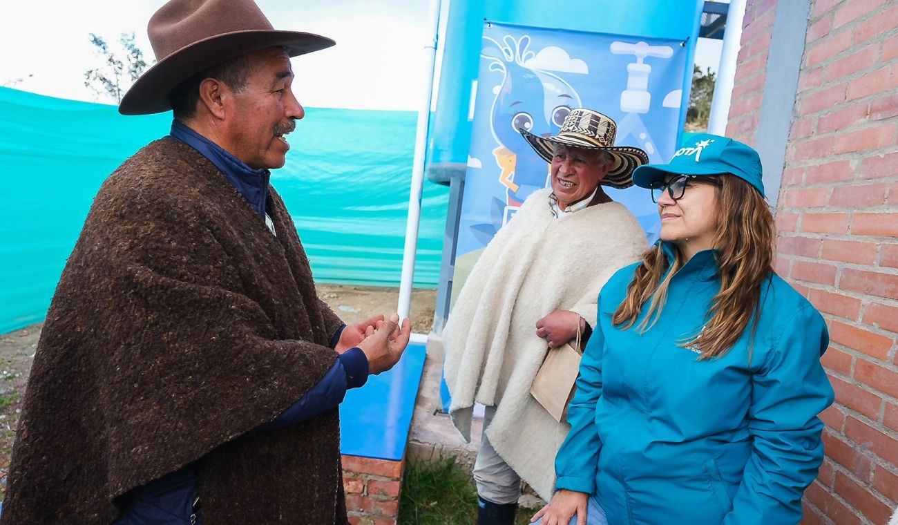 Entregan planta de tratamiento de agua en Sumapaz