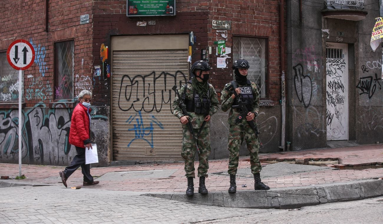 Policía Militar en Bogotá