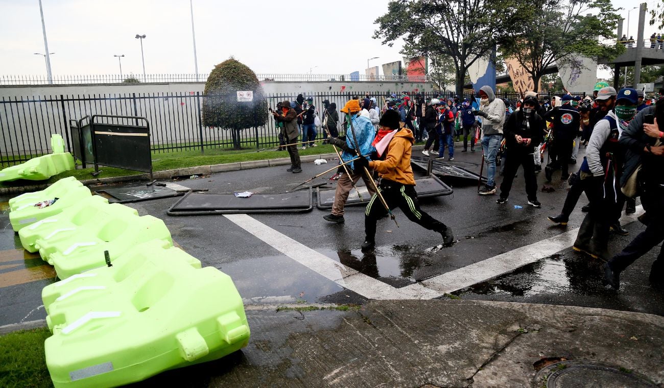 Protestas en Bogotá