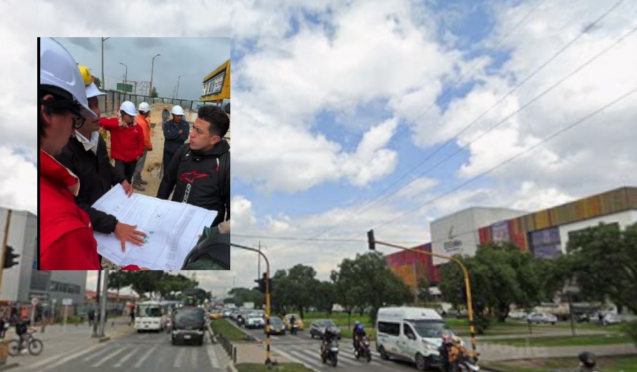 Nuevo puente en la avenida Boyacá