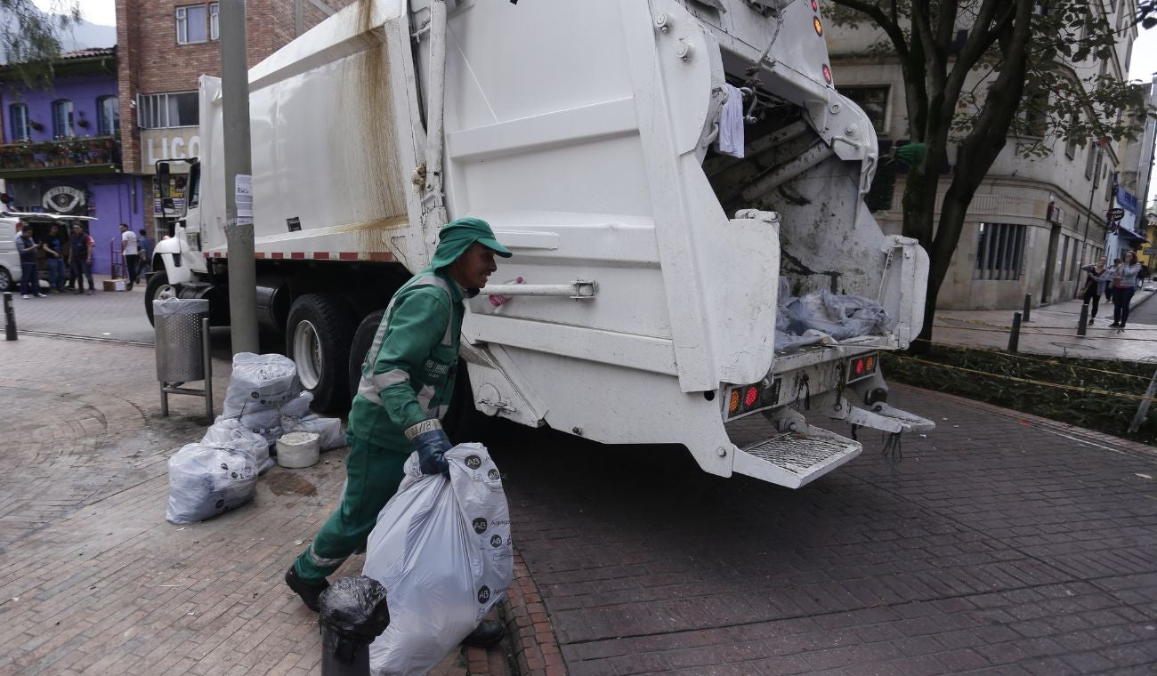 Recolección de basuras en Bogotá