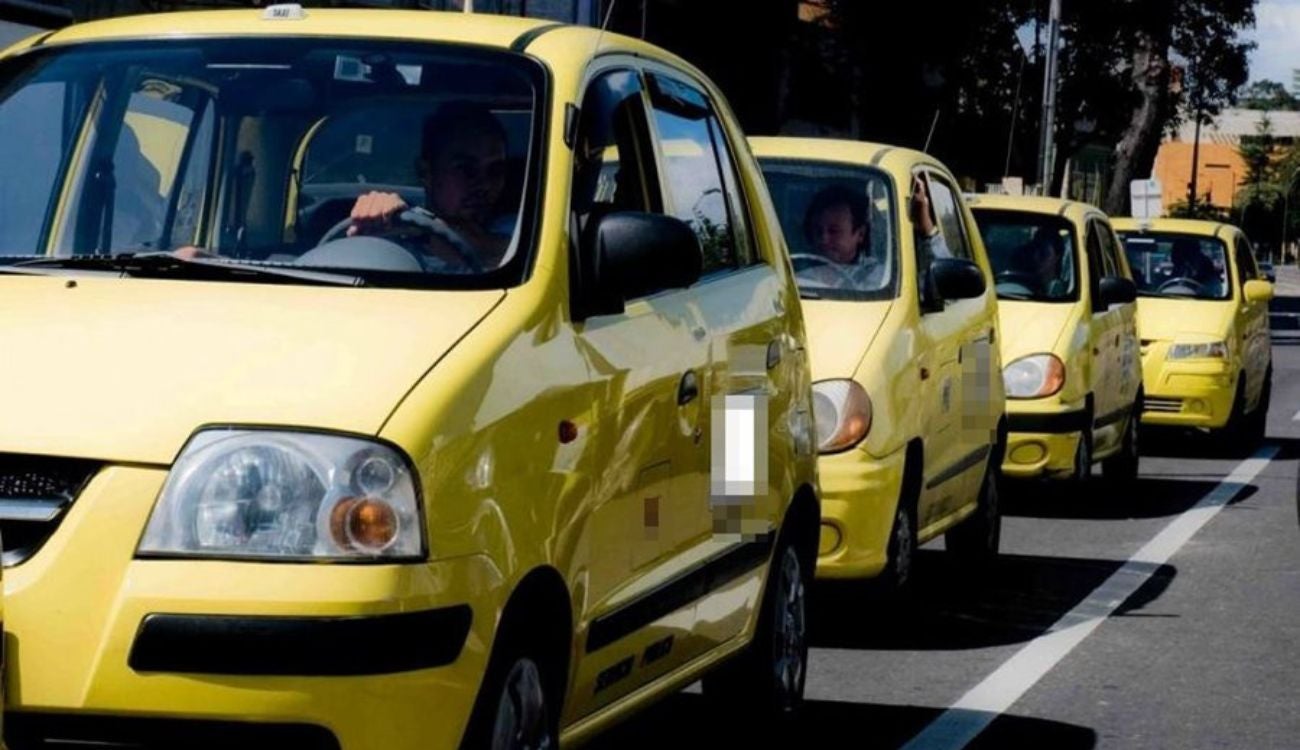 Cuánto cuesta el cupo de taxi en Bogotá