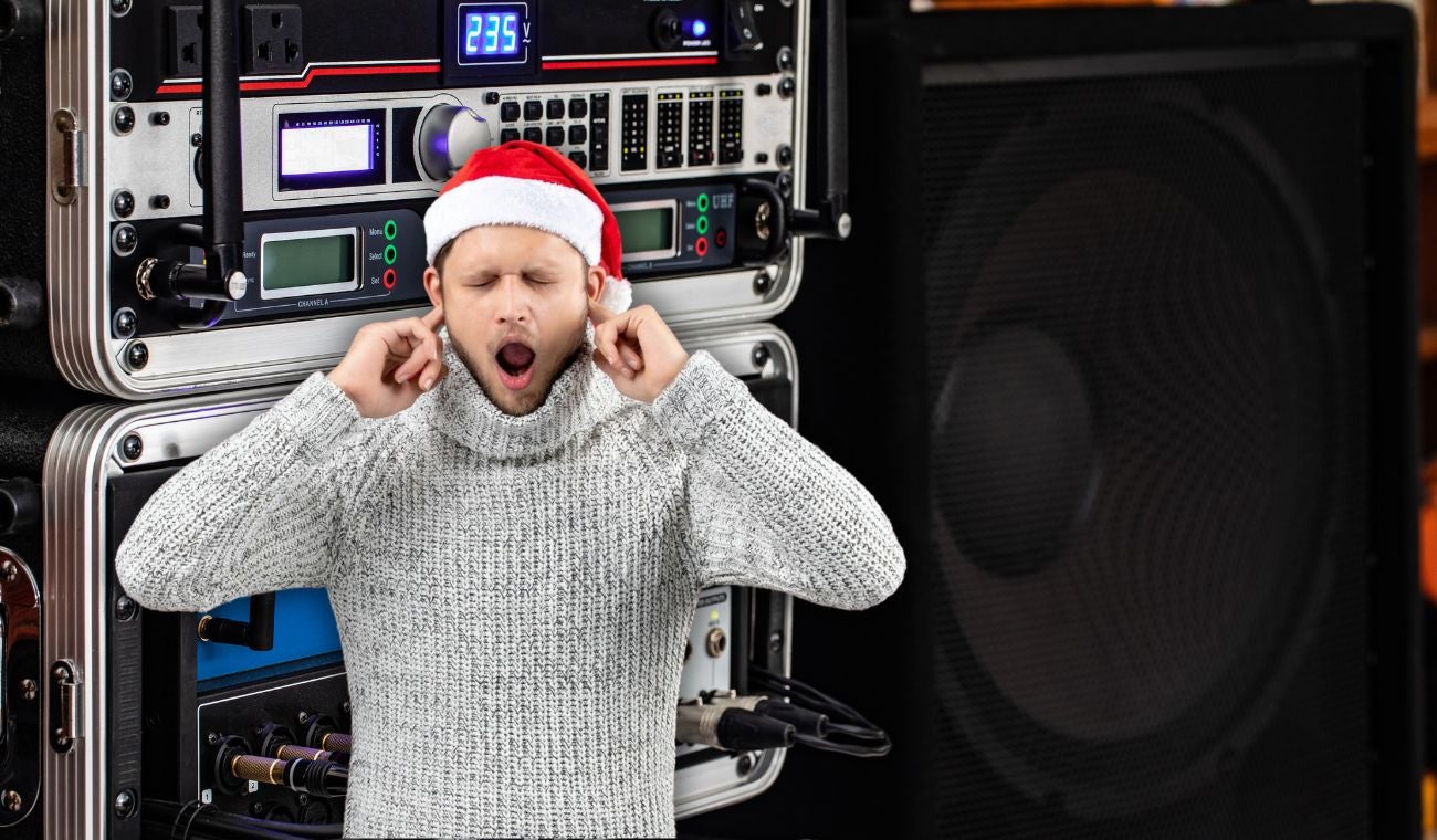 Vecinos ruidosos en Navidad