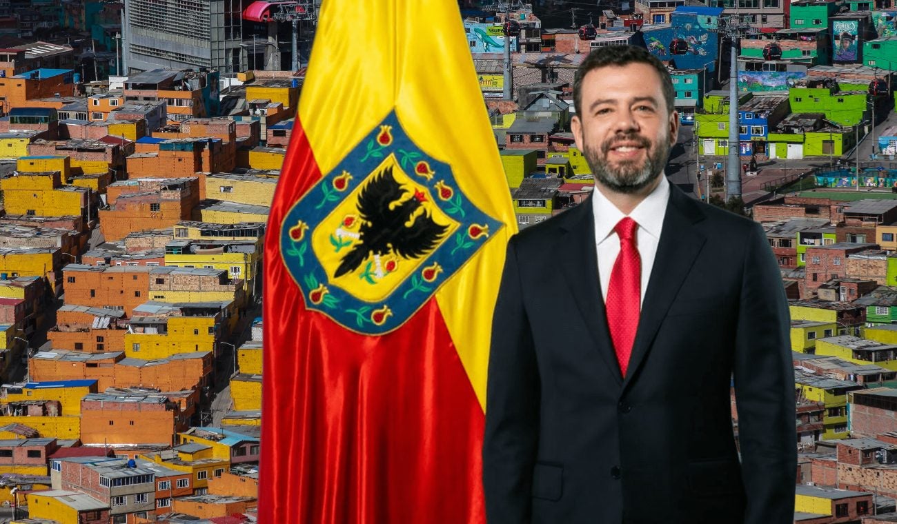 Carlos Fernando Galán y su gabinete