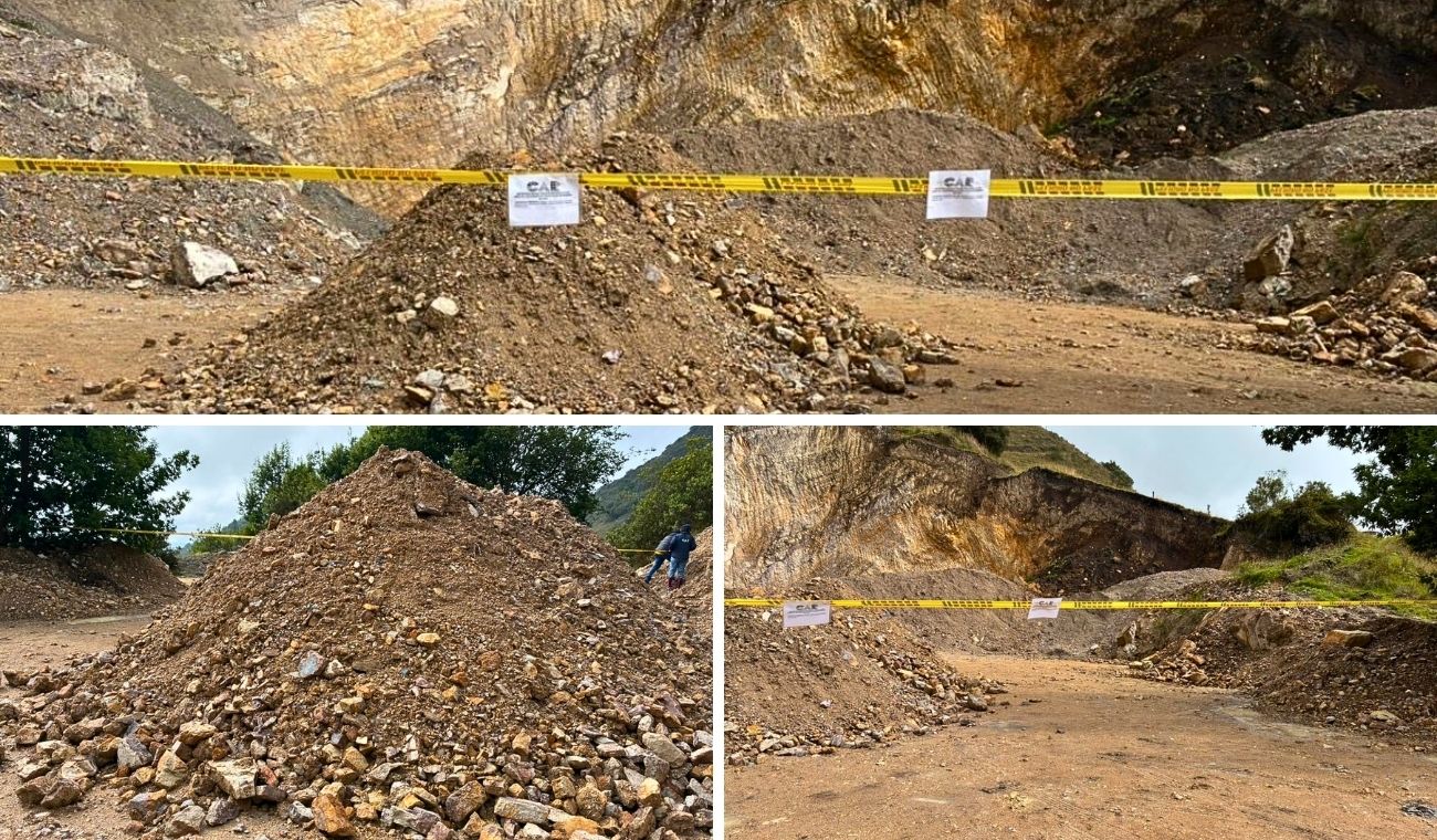 CAR pone tatequieto a minería sin permisos en zona rural de Chocontá