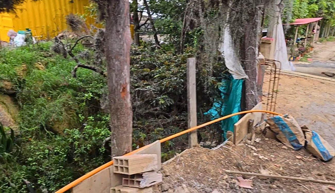 CAR para construcción ilegal que invadía la quebrada Ánimas en Ráquira