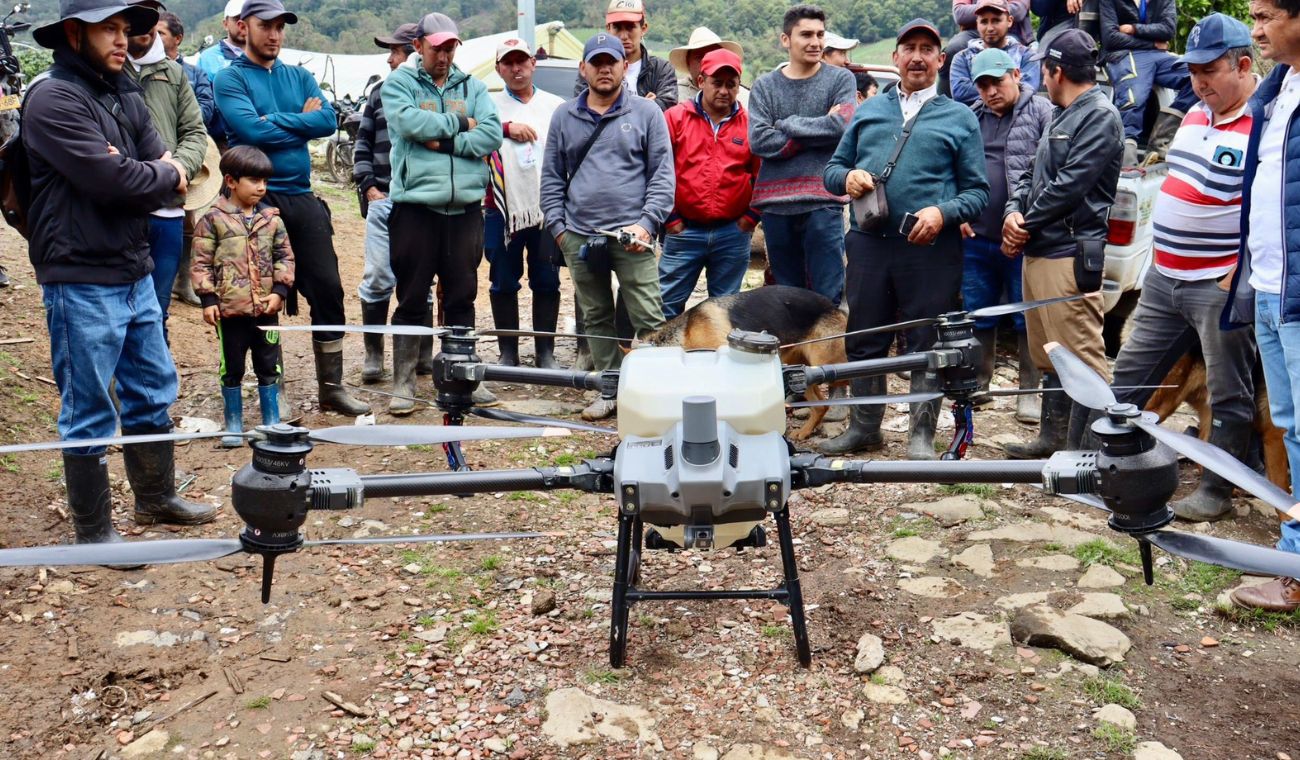 Drones para campesinos en Cundinamarca