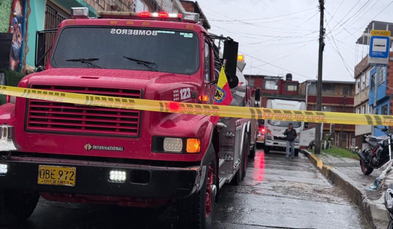 Bomberos atienden explosión en el sur de Bogotá