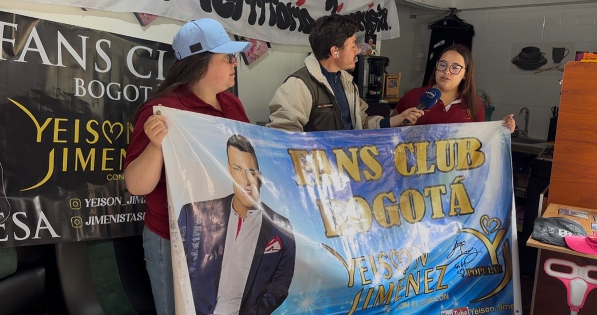 Fanáticos de Yeison Jimenez en Bogotá