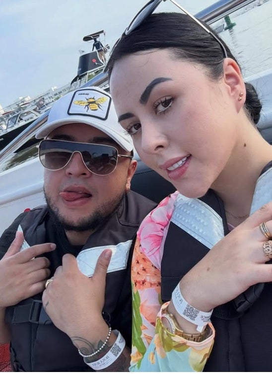 Juliana Calderón llora la muerte de su novio