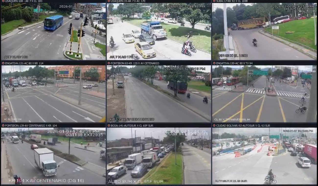 Movilidad en Bogotá, 7 de enero de 2026