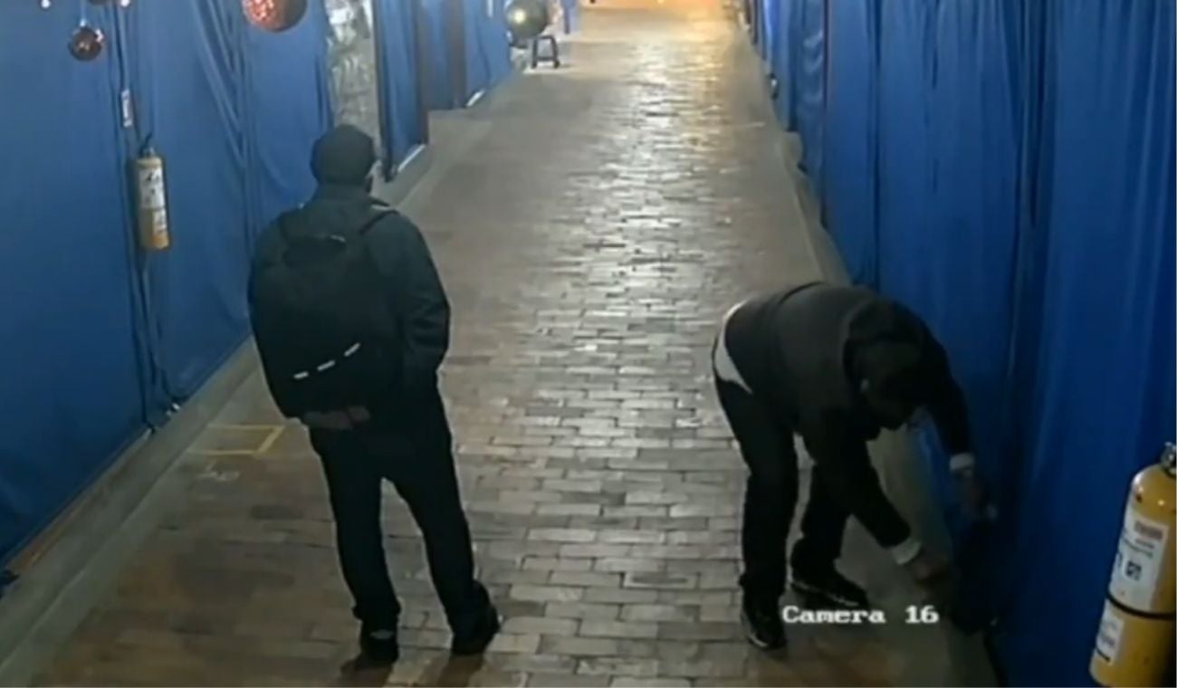 Robo a galería en Bogotá