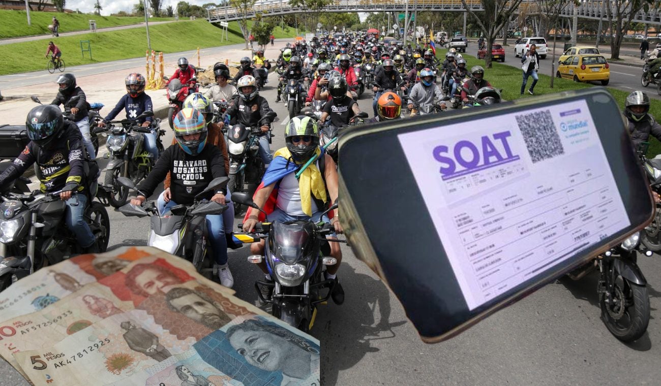 ¿Cuánto cuesta el SOAT para motos en Colombia?