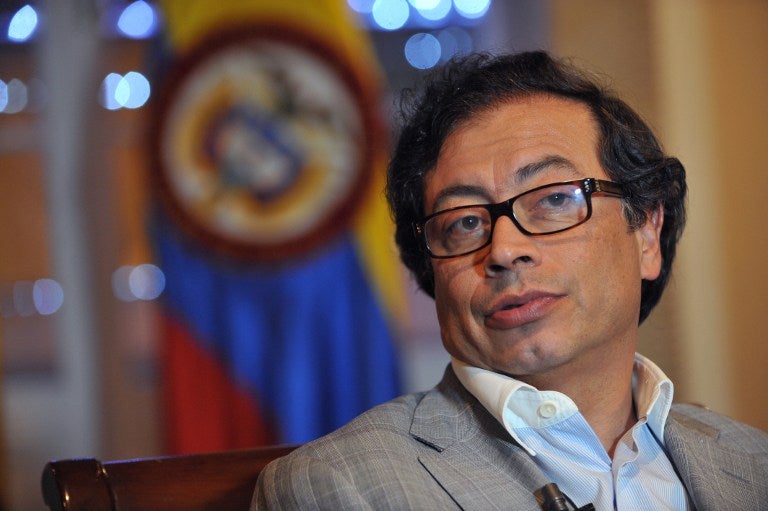 Senador y ex alcalde de Bogotá, Gustavo Petro.