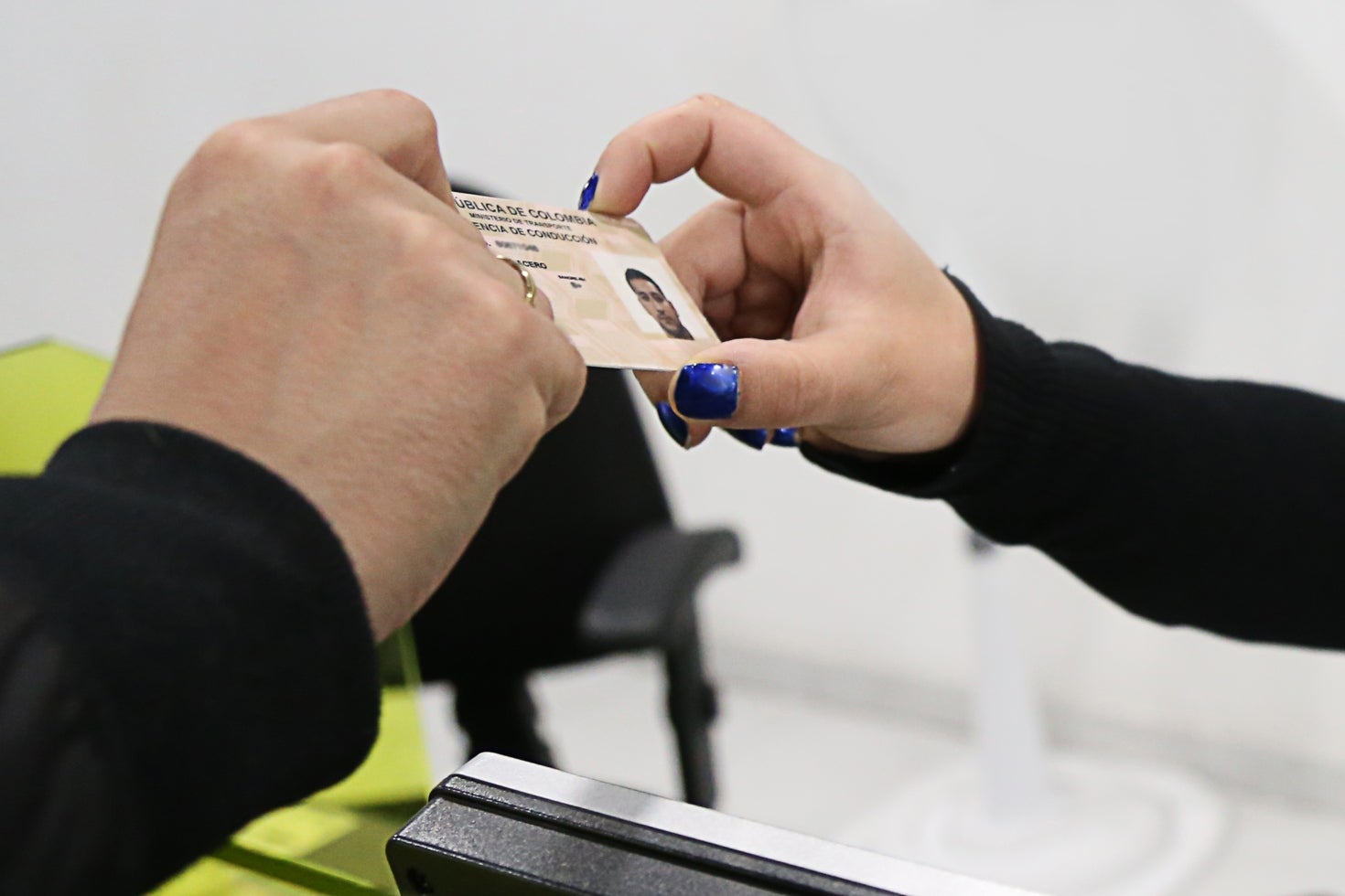 Licencia de conducción.