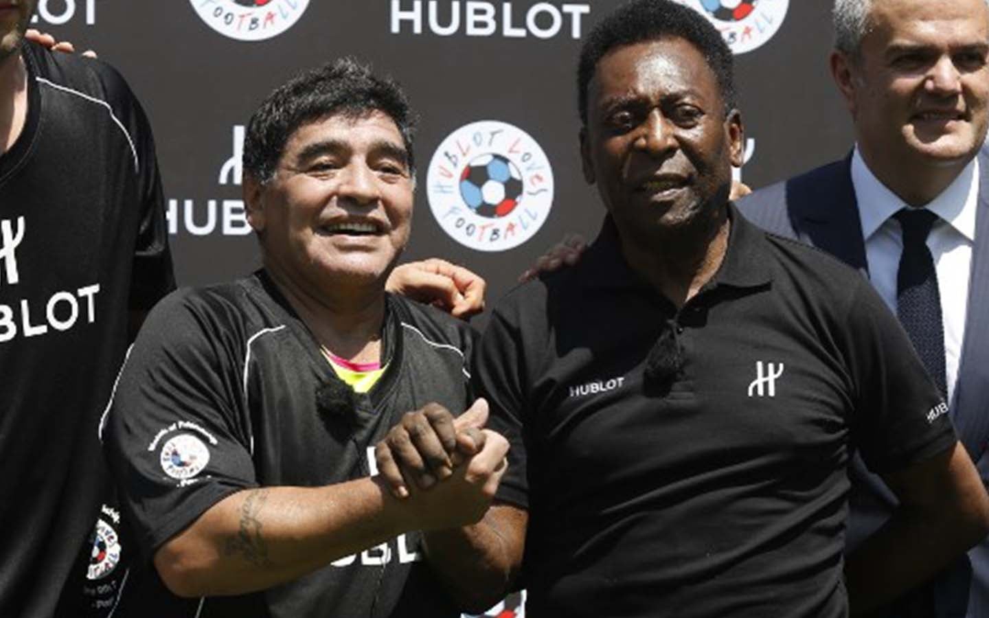 Maradona y Pelé