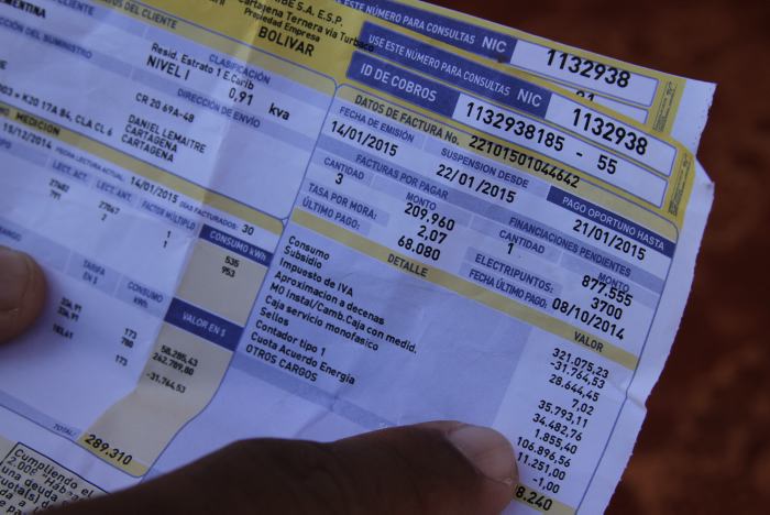 facturas de energía