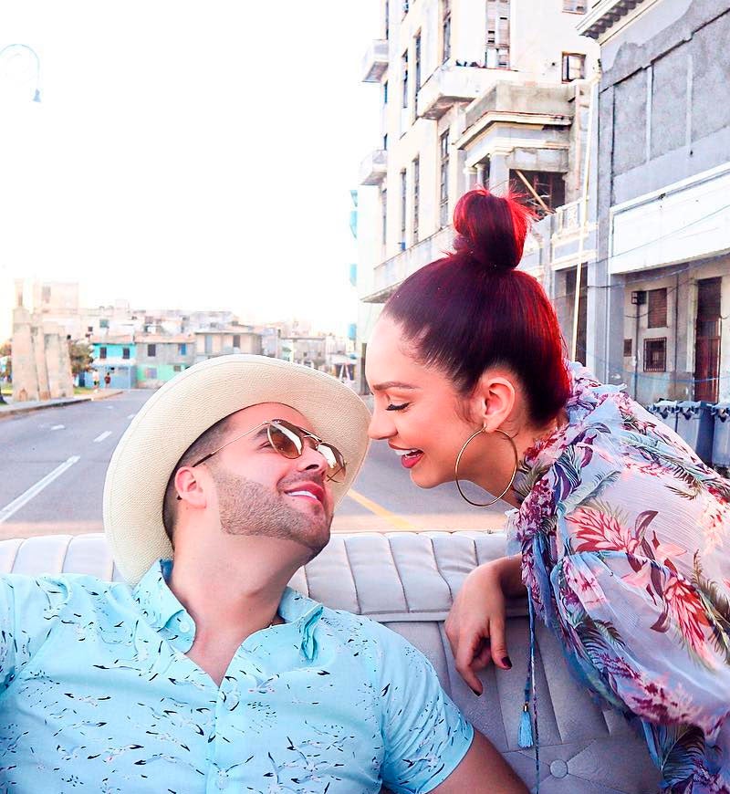 Kimberly Reyes y Federico Severini