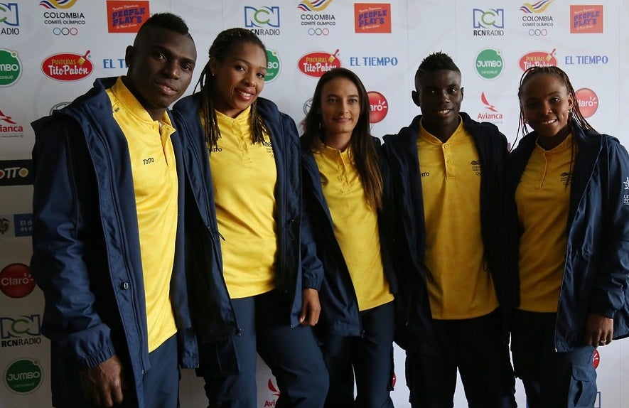 Uniformes de Colombia para los Juegos Panamericanos