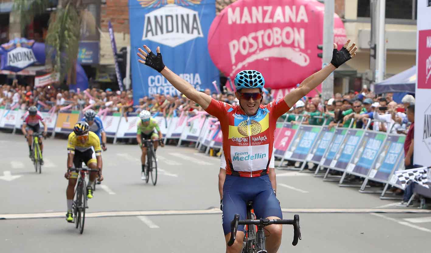 Óscar Sevilla, líder Clásico RCN - Etapa 2