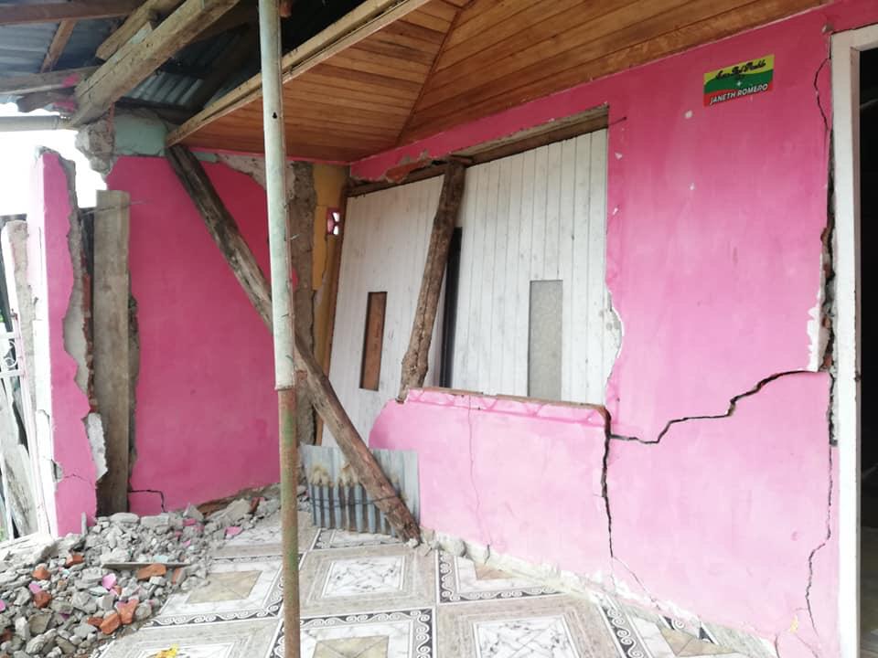 Ya son 125 casas las afectadas en el barrio El Prado, en donde la comunidad pidió ayuda del Gobierno Nacional.