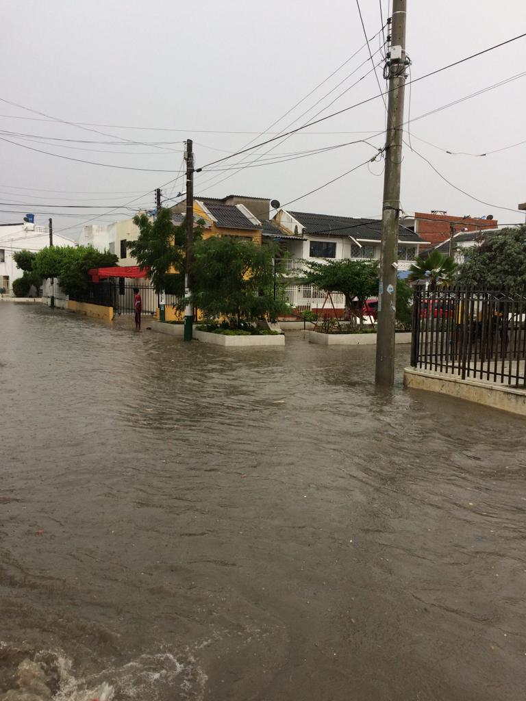 fuertes lluvias cartagena