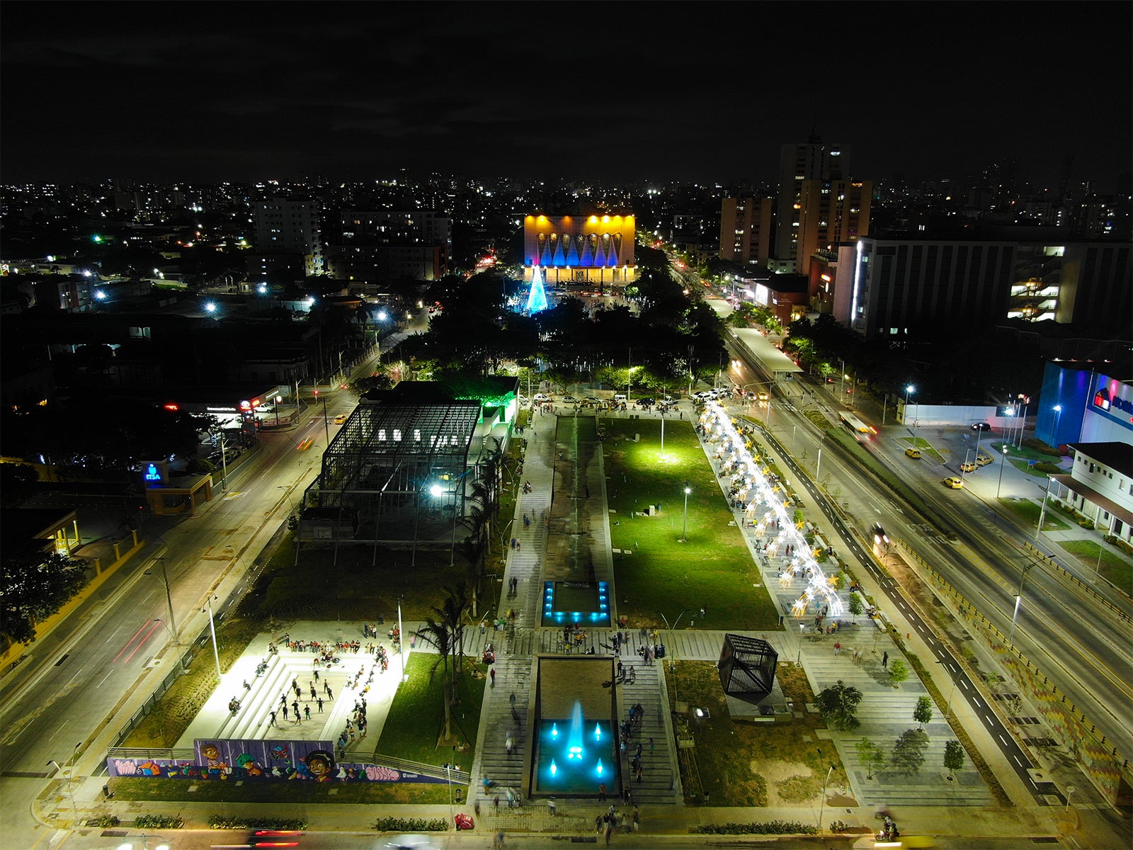 Plaza de la paz Barranquilla