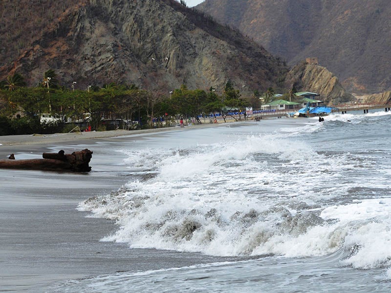 Oleaje en el departamento del Atlántico.