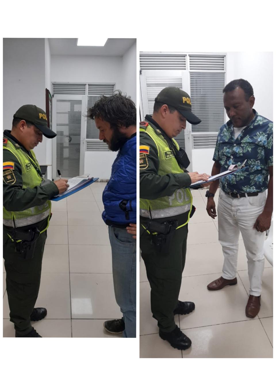 Les aplicaron el Código de Policía