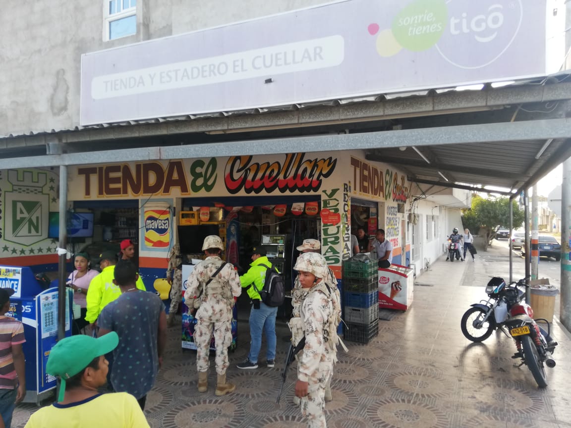 Las autoridades llegaron a donde habían instalados espacios de apuestas sin aprobación