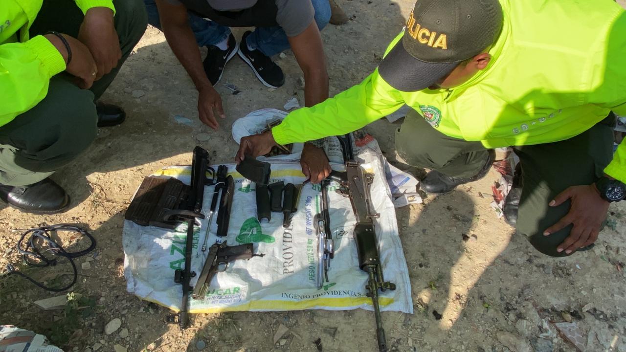 Fueron encontradas en un solar